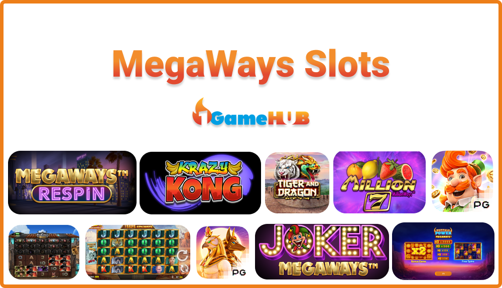 MegaWays slot mechanic by 1GameHUB
